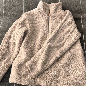 Elodie Kids Cream Sherpa Jacket